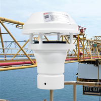 Capteur de vitesse et de direction du vent à ultrasons RK120-09, taille compacte, IP65, pour la surveillance météorologique intérieure et extérieure