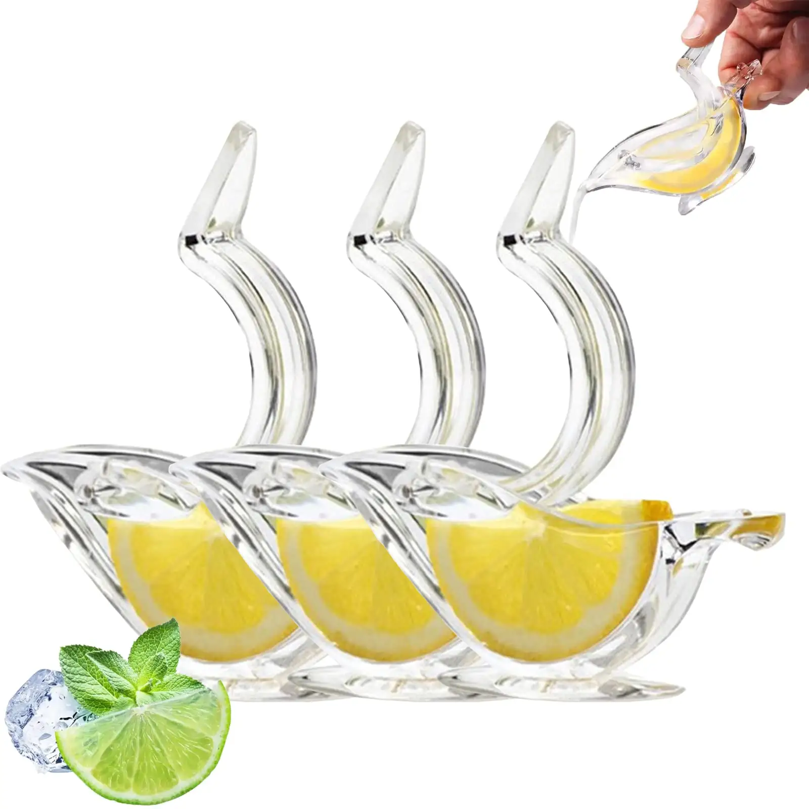 Kuş şeklinde sıkacağı ev mutfak meyve suyu dayanıklı kolay temiz pajarito exprimidor de limon manuel limon sıkacağı