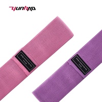 Bandes de résistance élastiques pour exercices de Fitness, équipement de gymnastique, personnalisable avec Logo, pour fessiers et fessiers