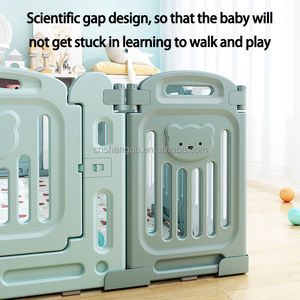 VSUCH Salon Balcon Clôture <span class=keywords><strong>de</strong></span> jeu <span class=keywords><strong>pour</strong></span> bébé Intérieur avec barrières à billes Pliable Intérieur Parcs <span class=keywords><strong>pour</strong></span> bébé Clôture <span class=keywords><strong>de</strong></span> protection <span class=keywords><strong>pour</strong></span> enfants - Product Image 5