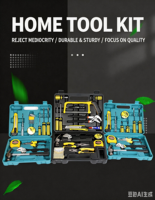 Juego de Herramientas Manuales Multifunción de Aluminio, en Caja Rígida, para Uso Doméstico, OEM, Venta Directa de Fábrica