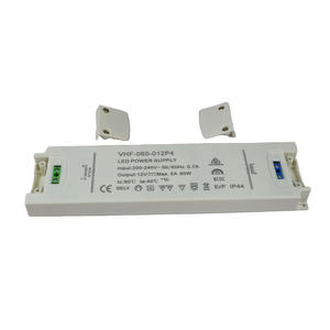 60w ultra mince <span class=keywords><strong>IP44</strong></span> IP65 haute PF0.9 EMC SAA ETL approuvé <span class=keywords><strong>Led</strong></span> mince pilote Ac 110v 230v à Dc 12v 24v <span class=keywords><strong>transformateur</strong></span> d'alimentation - Product Image 2