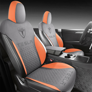 Xiangta, conjunto completo Original para todas las estaciones, fundas de asiento de coche personalizadas para Tesla Model 3, modelo Y, accesorios para coche, decoración de interiores - Product Image 5