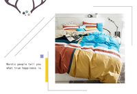 Parure de lit 100% coton, ensemble de literie imprimé chaînes, à la mode, housse de couette, vente en gros
