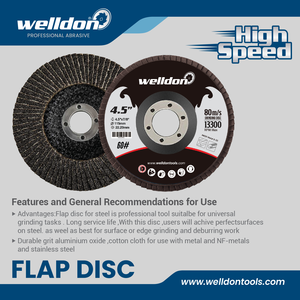 <span class=keywords><strong>Disque</strong></span> à lamelles professionnel en zircone Welldon de 4,5 pouces, grain 80, pour meuleuse d'angle, <span class=keywords><strong>disque</strong></span> à lamelles abrasif en céramique de qualité supérieure - Product Image 5