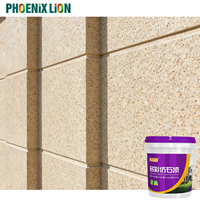 Peinture à texture pierre pour murs extérieurs, effet pierre véritable, à base d'eau, écologique, imperméable, fourniture directe d'usine OEM