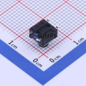K2-6639SP-F4SC-04 Tactile Switch SMD-4P,6x6mm Switch 2.5N Vertical Mount 6mm 6mm - Product Image 2