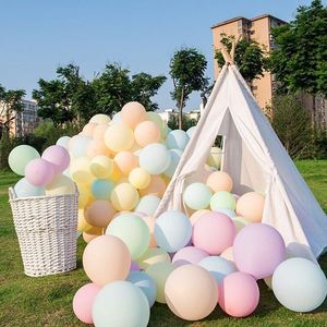 Ballon en latex macaron biodégradable écologique SHENGCHENG de 5/10/12/18 pouces pour la décoration de fête - Product Image 3