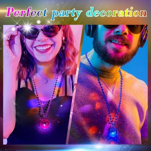 Collier en plastique lumineux LED clignotant, style romantique, pour fêtes et événements sportifs (football), prix usine de gros pour les fans - Product Image 5
