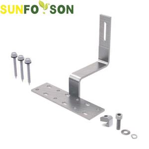 Crochet de toit de <span class=keywords><strong>tuile</strong></span> <span class=keywords><strong>solaire</strong></span> en acier inoxydable 304 Installation facile <span class=keywords><strong>Support</strong></span> de <span class=keywords><strong>panneau</strong></span> <span class=keywords><strong>solaire</strong></span> et supports pour système de montage - Product Image 3