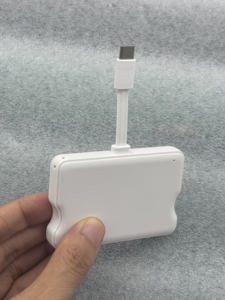 แบตเตอรี่สำรองแบบใช้แล้ว<span class=keywords><strong>ท</strong></span>ิ้ง 2000mAh บางเฉียบ พกพาสะดวก สำหรับ iPhone และ Samsung - Product Image 3