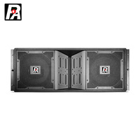 Haut-parleur VT4888 : Système de sonorisation professionnel actif pour scène, avec deux haut-parleurs de 12 pouces, 3 voies, passifs, en ligne.