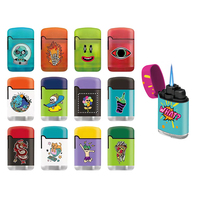 Mini briquet torche au butane en gros, design unique, accessoires de fumage en plastique pour cigarettes, pour cadeaux