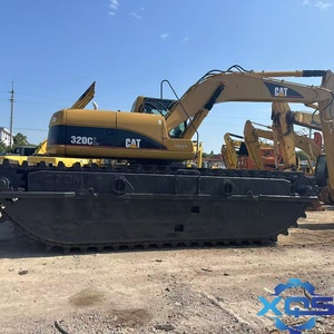 Mini-excavatrice sur chenilles d'occasion de bonne qualité, 320CL, 20 tonnes, avec boîte de vitesses PLC, pompe, modèle 2022 - Product Image 3