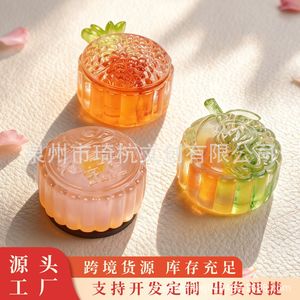 Imanes Creativos Retro para Refrigerador con Diseño de Pastel Lunar, Resina Sintética Redonda, Diseño Tradicional, Decoración de Año Nuevo Chino, Regalo, Pieza Individual - Product Image 5