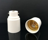 Adaptateur B22 à E27 douille de lampe raccords en cuivre en plastique retardateur B22 à E27 conversion des bases de lampe support douille