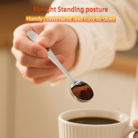 1 cuillère à café cuillère à mesurer en usine fabrication d'acier inoxydable accessoires de cuisson du thé Matcha cuillère à café avec boîte cadeau