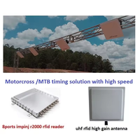 2.4GHz lecteur RFID actif sport synchronisation décodeur puce transpondeur pour moto vtt compétition contrôle d'accès lecteurs de cartes