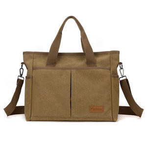 Bolso de Lona de Gran Capacidad para Mujer, Estilo Casual, con Cierre y Correa Simple, para Llevar al Hombro o Cruzado - Product Image 6