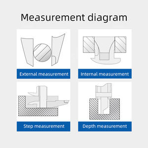 Calibradores <span class=keywords><strong>Vernier</strong></span> imperiales métricos de alta precisión de 0-150mm 0-200mm 0-300mm herramienta de medición de acero al carbono de acero inoxidable - Product Image 5