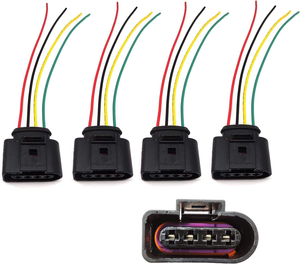 4-Pack ABS Kupfer 5P Zündspulen modul Stecker Ersatz für <span class=keywords><strong>VW</strong></span> Passat Audi A4 1.8T-4.2L 12V 50A IP67 - Product Image 5