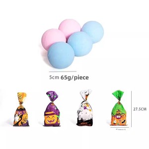 Mini coffret de bombes de bain effervescentes naturelles et douces, format voyage, en vrac, pour Halloween, petits cadeaux pour invités - Product Image 4