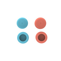 Capuchons de joystick en silicone pour console de jeu, pour 2 manettes, avec poignées de rehaussement gauche/droite