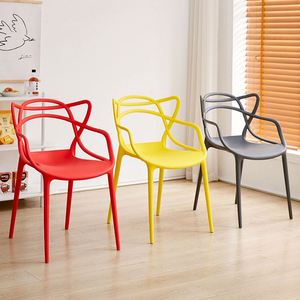 Sillas <span class=keywords><strong>de</strong></span> Plástico Apilables <span class=keywords><strong>para</strong></span> Jardín, Restaurante o Terraza, Económicas, con Respaldo y Asiento <span class=keywords><strong>de</strong></span> PP - Product Image 4