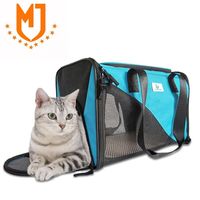 Sac de transport pour animaux de compagnie portable, classique, écologique, en tissu Oxford, fermeture éclair solide, sangle souple, voyages en plein air, promenades