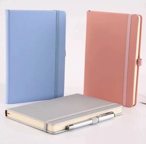 A5 Strap Notebook Custom LOGO Simple Office Notebook Hand <b>Account</b> Thick Dairy Custom Wholesale - Product Image 2