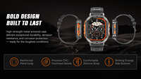 Montre connectée X7 en gros OEM ODM avec appels Bluetooth, notifications de messages, assistant vocal, contrôle de la musique, application DaFit, batterie 1000 mAh
