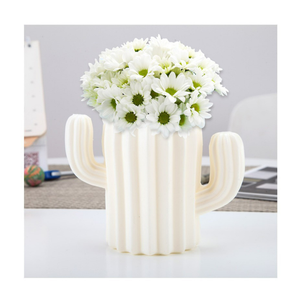 Lindo Portalápices Redondo de Plástico con Forma de Cactus, Artículos de Papelería para Escritorio ZGBROTHERS - Product Image 3