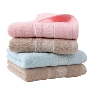 Serviettes de bain en pur coton 34x75 70x140 cm, séchage rapide, épaisses, usage hôtelier, logo personnalisable - Product Image 4