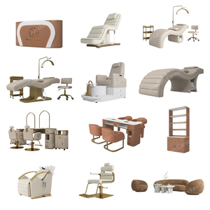 Madamcenter Full Set Salon Furniture Package Supplies Set <strong>Barber</strong> Beauty Lash Spa Bed <strong>Chair</strong> Equipment <strong>Manicure</strong> Pedicure <strong>Chair</strong>