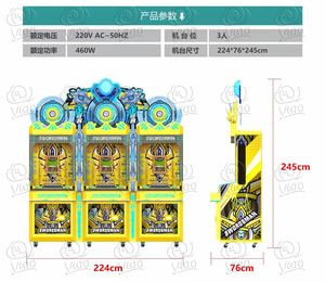 La plus nouvelle machine de jeu d'arcade de loterie de poussoir de pièce de monnaie d'intérieur de <span class=keywords><strong>3</strong></span> épéiste à vendre | Machine de jeu d'arcade de loterie à pièces à vendre - Product Image 2