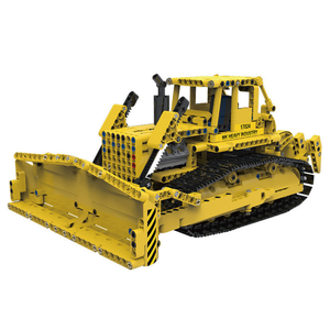 Moule roi 17024 1003 pièces ingénierie série RC D8K <span class=keywords><strong>Bulldozer</strong></span> camion voiture briques modèle technique éducatif jouet Festival cadeau - Product Image 1