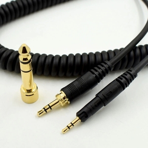 Cable adaptador de resorte para auriculares Sennheiser, piezas de reparación de Audio de repuesto, HD518, 598, 595, ATH-M50X, <span class=keywords><strong>M40X</strong></span>, 3,5 - Product Image 4