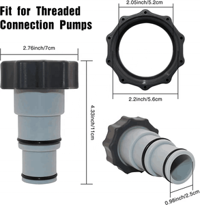 <span class=keywords><strong>Accessoires</strong></span> de nettoyage de piscine Adaptateur de tuyau de remplacement Connexion filetée - Product Image 3