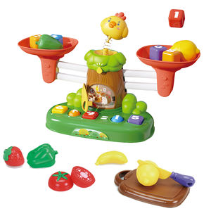 2024 niños Nueva balanza educativa de matemáticas juguete dibujos animados pájaro aritmética corte fruta balanza juguete - Product Image 1