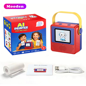 Mooden <span class=keywords><strong>Kids</strong></span> A01 AI 드로잉 프린터 음성 입력 아트 색칠 페이지 휴대용 인스턴트 열전사 인쇄 기계 교육용 장난감 - Product Image 2