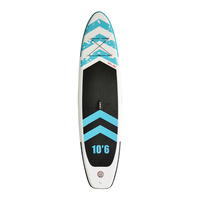 Planche à pagaie gonflable 10'6, planche SUP tout usage pour débutants et adultes avec système à 3 ailerons, sports nautiques pour lac et rivière