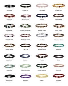 8mm <strong>Gem</strong> Semi-Precious White Howlite Black Lava <strong>Stone</strong> Diffuser <strong>Bracelet</strong> Beaded Stretch Couples Friendship <strong>Bracelet</strong> for Women Men - Product Image 6