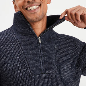 Suéter Cardigan con Cuello Camionero Acanalado para Hombre, Transpirable, Ligero, Aislante, Estilo Informal para el Trabajo, Fines de Semana y Salidas - Product Image 4