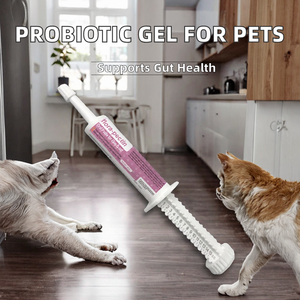 Gel Crème Probiotique Soin Santé Animaux 30ml en Seringue pour Chiens & Chats - Supplément Huile de Poisson pour la Digestion & la Santé Intestinale - Product Image 2