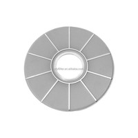 Disque filtrant en maille de fil d'acier inoxydable, à bords pressés, trous ronds, marque CFYT, certifié ISO9001 pour la filtration des liquides