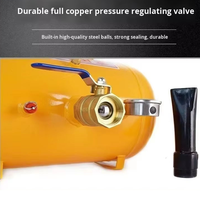 Accessoires pour camions, gonfleur de pneus haute pression en fer jaune de 5 gallons, pièces de rechange pour Sinotruck