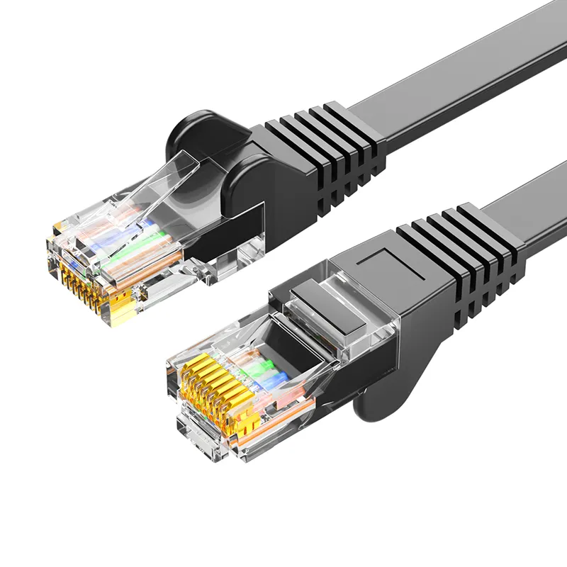 عينة مجانية فائقة ضئيلة شقة UTP cat 6 cat6 كابل التصحيح 8P8C RJ45 إيثرنت كابل شبكة محلية