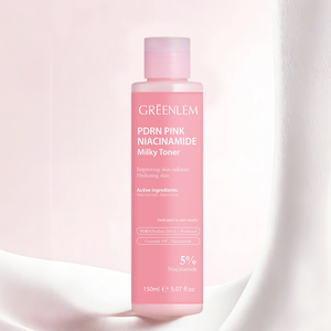 Nouveauté 2026 GreenLem PDRN Vegan Lightening pink Niacinamide Vitamin C Milky Toner - Product Image 3