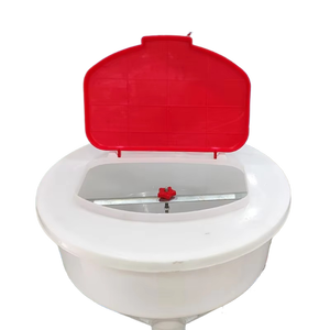 เครื่องให้อาหารอัตโนมัติแบบแห้ง/เปียกใหม่ อุปกรณ์การเลี้ยงสัตว์พร้อมรางสแตนเลสสำหรับสุกรขุนขี่ ช่วยลดการสูญเสียอาหาร - Product Image 2