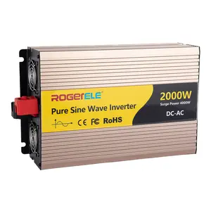 2000w Inverter 12v Car Power Inverter for Vehicle Truck with USB Charging Port Car Cigarette Lighter 12v DC to 110v AC Converter